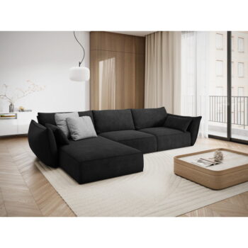 Tmavosivá rohová pohovka (ľavý roh) Vanda - Mazzini Sofas – Obrázok 4