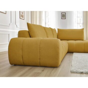 Okrovožltá rohová pohovka Everest – Bobochic Paris – Obrázok 7