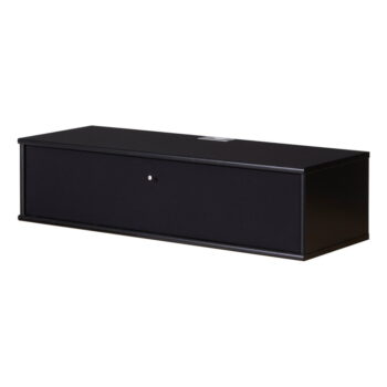 Čierny TV stolík v dekore jaseňa 89x22 cm Mistral – Hammel Furniture - Image 2
