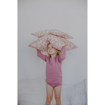 Ružová súprava do postieľky Blush Daisies – Malomi Kids – Obrázok 3