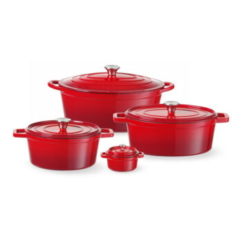 Liatinový hrniec s pokrievkou na indukciu 270 ml – Hendi - Image 2