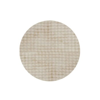 Béžový umývateľný okrúhly koberec ø 80 cm Bubble Cream – Mila Home