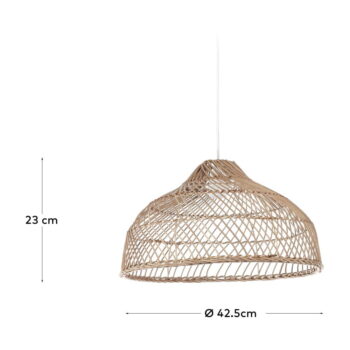 Ratanové tienidlo v prírodnej farbe ø 42,5 cm Dyara - Kave Home - Image 5