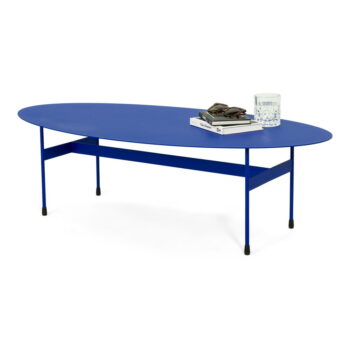Modrý kovový konferenčný stolík 39x120 cm Mira – Spinder Design – Obrázok 4