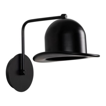 Čierne nástenné svietidlo ø 19 cm Fötr Sivani – Opviq lights - Image 6