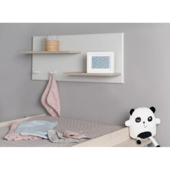 Svetlosivý detský vešiak v dekore brestu Helene – Roba – Obrázok 3