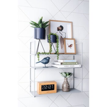 Sivý kovový nástenný regál PT LIVING Level, 60 x 60 cm - Image 4