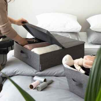 Sivá úložná škatuľa Bigso Box of Sweden Underbed - Image 8