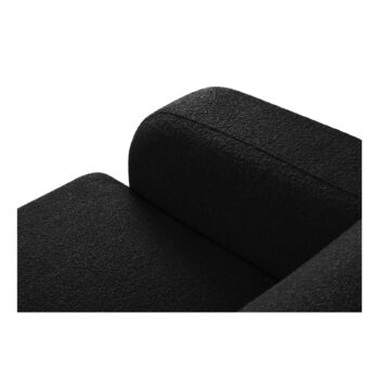 Čierna rohová pohovka z textílie bouclé (pravý roh) Molino – Micadoni Home - Image 4