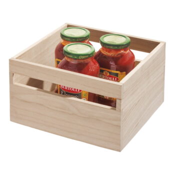 Úložný box z dreva paulownia iDesign Eco Wood, 25,4 x 25,4 cm - Image 3