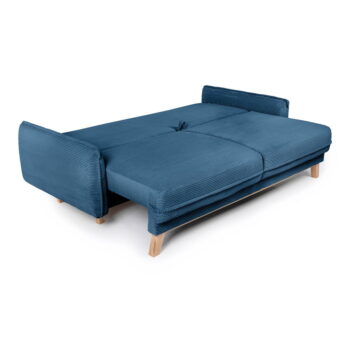 Modrá menčestrová rozkladacia pohovka 218 cm Tori - Bonami Selection - Image 11