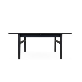 Rozkladací jedálenský stôl s prídavnou doskou v dekore duba 90x180 cm Curved – Woodman - Image 11
