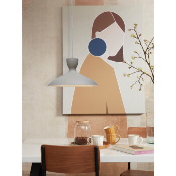 Sivé závesné svietidlo s kovovým tienidlom ø 40 cm Hanover – it's about RoMi - Image 10
