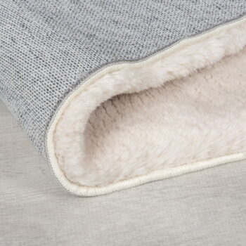 Krémová syntetická kožušina 200x290 cm Faroe Wool Look Fur – Flair Rugs - Image 3