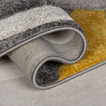 Okrovožlto-sivý behúň 66x300 cm Elude Orb – Flair Rugs - Image 3
