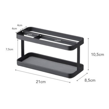 Čierny multifunkčný stojan YAMAZAKI Tower Rack - Image 4