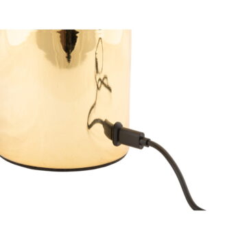 LED stmievateľná stolová lampa v zlatej farbe s kovovým tienidlom/so skleneným tienidlom (výška 29,5 cm) Camp – Leitmotiv - Image 4