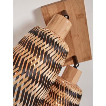 Hnedé stropné svietidlo s bambusovým tienidlom ø 15 cm Java – Good&Mojo – Obrázok 5