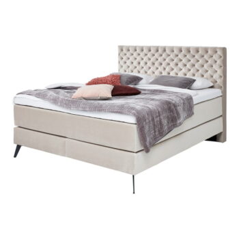 Béžová boxspring posteľ 160x200 cm La Maison - Meise Möbel - Image 8