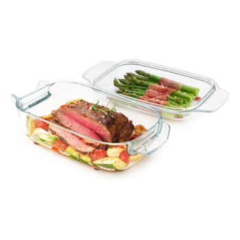 Sklenený pekáč s poklopom 19x34 cm GrandChef – Tescoma - Image 2