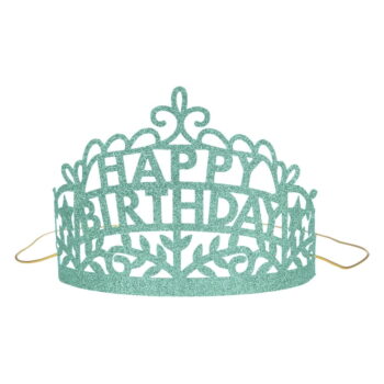 Papierové korunky v súprave 8 ks Happy Birthday – Meri Meri - Image 2