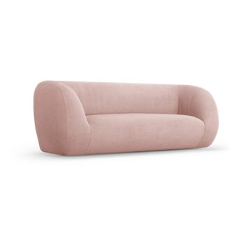 Svetloružová pohovka z textílie buklé 210 cm Essen – Cosmopolitan Design - Image 2