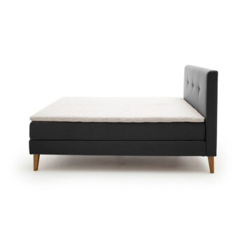 Antracitová boxspring posteľ 160x200 cm Stockholm – Meise Möbel - Image 4