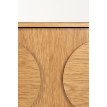 Nízka komoda v dekore duba v prírodnej farbe 82x58 cm Groove - Zuiver - Image 5