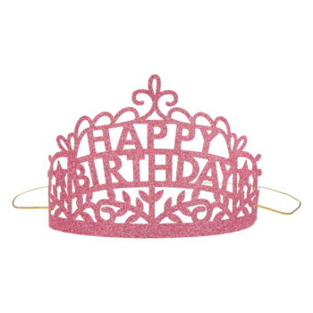 Papierové korunky v súprave 8 ks Happy Birthday – Meri Meri - Image 3