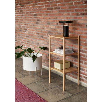 Biely kovový kvetináč ø 40 cm Airy - Hübsch - Image 2