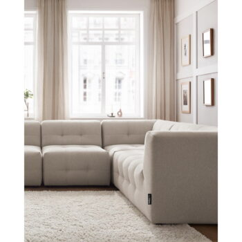 Béžová rohová pohovka (pravý roh) Kleber - Bobochic Paris - Image 3