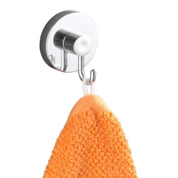 Samodržiace plastové háčiky v súprave 2 ks v lesklej striebornej farbe Vacuum-Loc – Wenko - Image 6