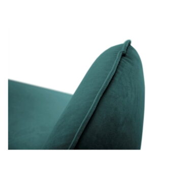 Petrolejovozelená zamatová pohovka Cosmopolitan Design Vienna, 200 cm - Image 4