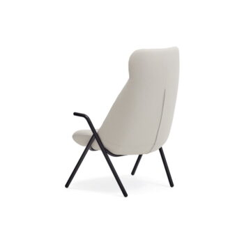 Biele kreslo Teulat Dins, výška 114 cm - Image 7