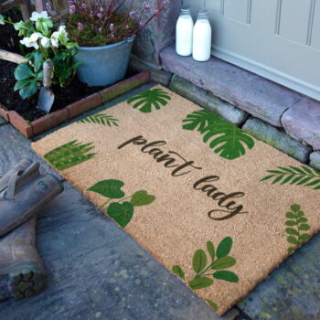 Rohožka z kokosového vlákna 40x60 cm Plant Lady – Artsy Doormats – Obrázok 6