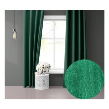 Zelený polo-zatemňovací záves 250x100 cm - Mila Home - Image 2