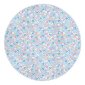 Svetlomodrý detský koberec ø 80 cm Comfort – Mila Home