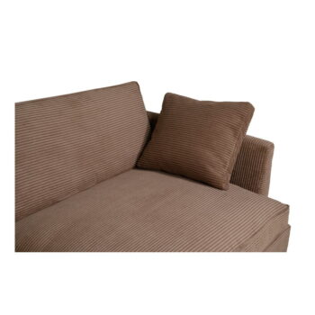 Svetlohnedá menčestrová pohovka 132 cm Mobby – Scandic - Image 4