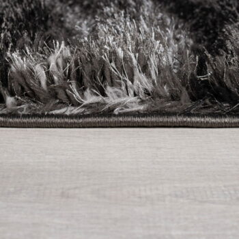 Čierno-sivý ručne tkaný koberec z recyklovaných vlákien 200x290 cm Velvet – Flair Rugs - Image 5