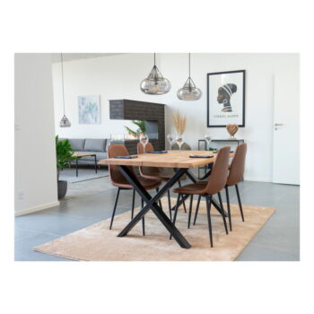 Jedálenský stôl s doskou z masívneho duba House Nordic Toulon, 140 x 95 cm – Obrázok 4