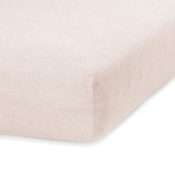 Béžová napínacia froté plachta 200x200 cm Ruby – AmeliaHome - Image 2