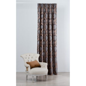 Hnedý záves 140x245 cm Figaro - Mendola Fabrics - Image 3
