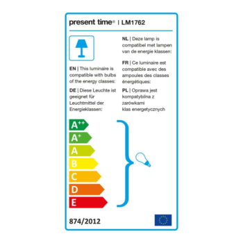 Čierna stolová lampa Leitmotiv Bonnet – Obrázok 2