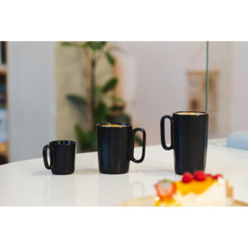Čierne hrnčeky z kameniny v súprave 2 ks 250 ml Fuori – Vialli Design - Image 3