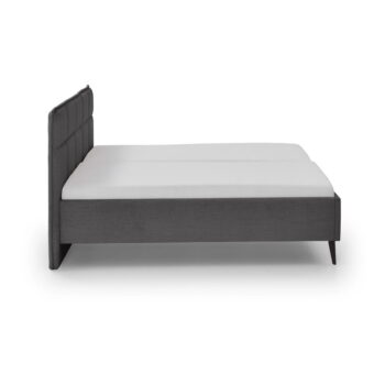 Antracitovosivá dvojlôžková posteľ s úložným priestorom s roštom 200x200 cm Paulo – Meise Möbel - Image 6