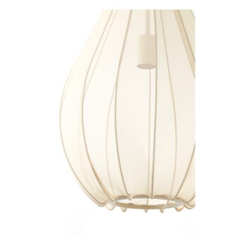 Béžové závesné svietidlo s textilným tienidlom ø 38 cm Itela – Light & Living - Image 7