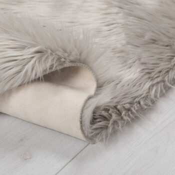 Sivý koberec Flair Rugs Sheepskin, ⌀ 120 cm - Image 3