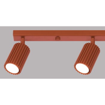 Stropné svietidlo v tehlovej farbe 6,5x81 cm Gleam – Nice Lamps - Image 9