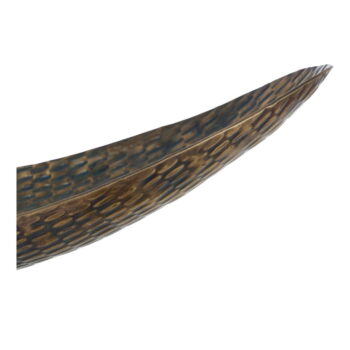 Kovová dekoratívna tácka 48x16 cm Bronze – Ixia – Obrázok 3