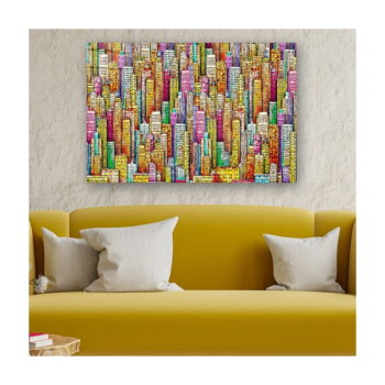Sklenený obraz 100x70 cm City - Wallity - Image 2